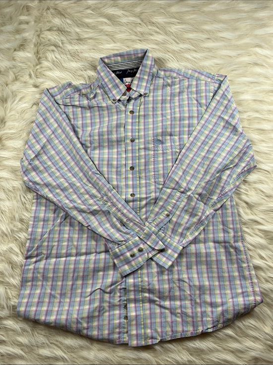 Wrangler Other - Wrangler George Strait Western Shirt L Multi Color Check